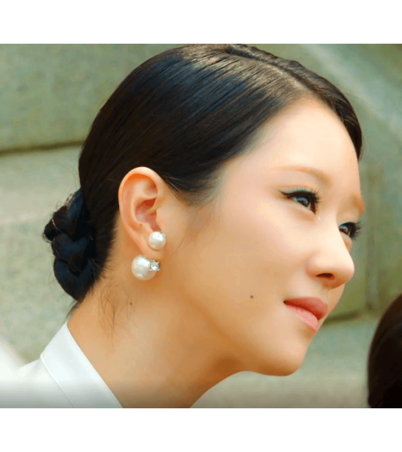 Eve Lee La-el (Seo Ye-ji) Inspired Earrings 042 - ONE SIZE ONLY / Silver - Earrings