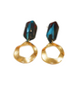 Graceful Family Im Soo-hyang Inspired Earrings 001 - ONE SIZE ONLY / Blue - Earrings
