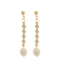 Graceful Family Im Soo-hyang Inspired Earrings 008 - ONE SIZE ONLY / Gold - Earrings
