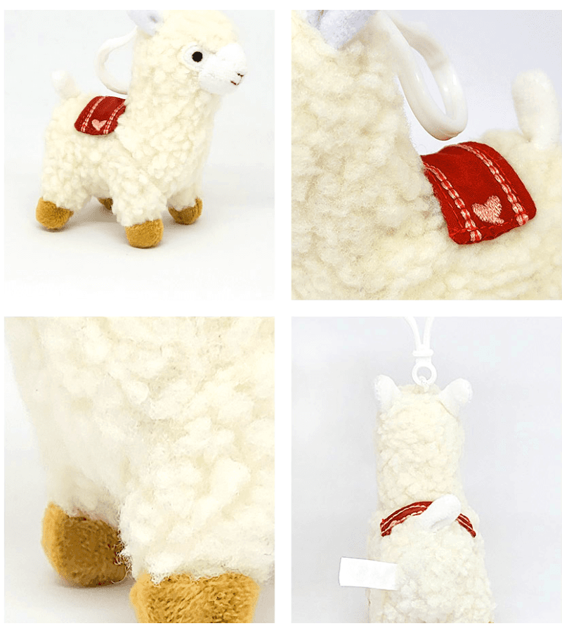 Hometown Cha-Cha-Cha Llama / Alpaca Keychain Hook (100% Authentic!) - ONE SIZE ONLY - 8.7 CM x 10.5 CM x 4.7 CM / Keychain Hook / One and a 