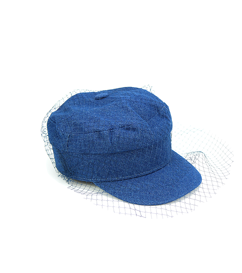 Hotel Del Luna IU Inspired Hat 003 - M (56 cm - 58 cm) / Blue - Hats