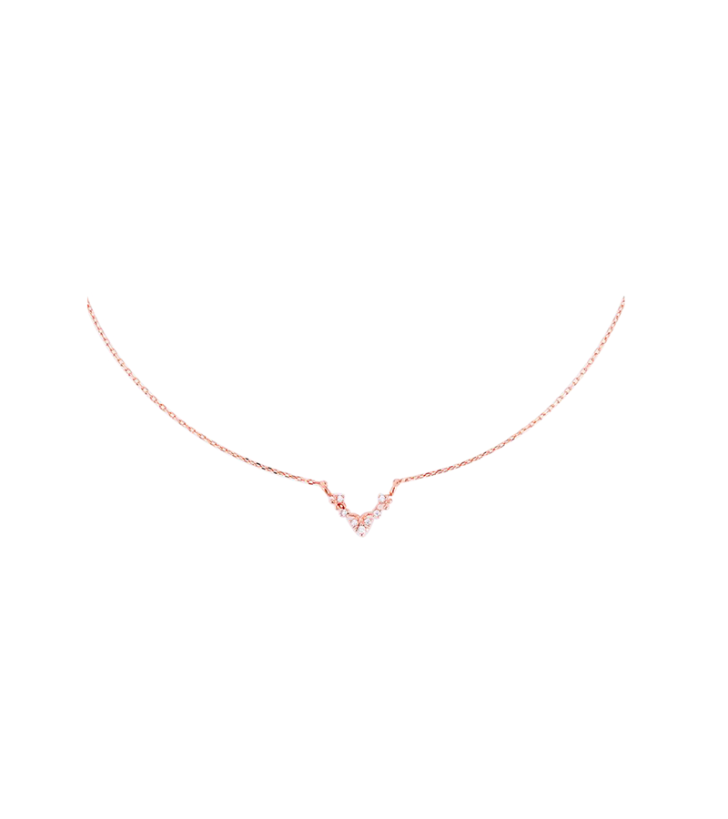 Hotel Del Luna IU Inspired Necklace 003 - ONE SIZE ONLY / Rose Gold - Necklaces