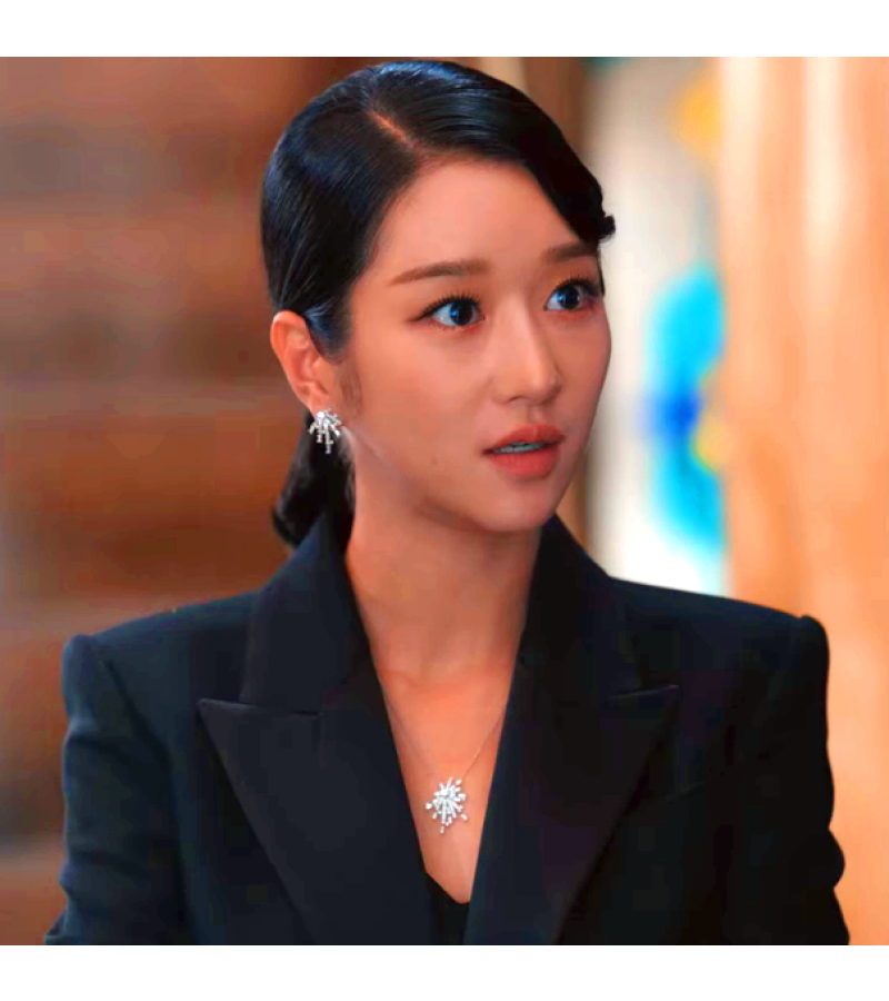 It’s Okay To Not Be Okay Seo Ye-ji Inspired Earrings 027 - ONE SIZE ONLY / Silver - Earrings