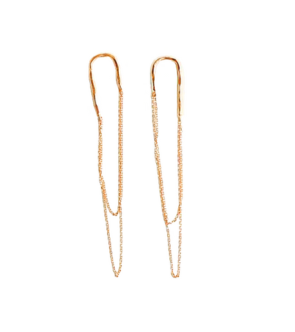 Love With Flaws Oh Yeon-seo Inspired Earrings 001 - ONE SIZE ONLY / Rose Gold - Earrings