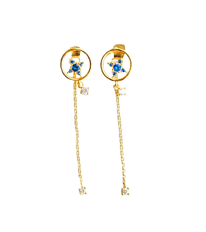 Love With Flaws Oh Yeon-seo Inspired Earrings 003 - ONE SIZE ONLY / Gold - Earrings