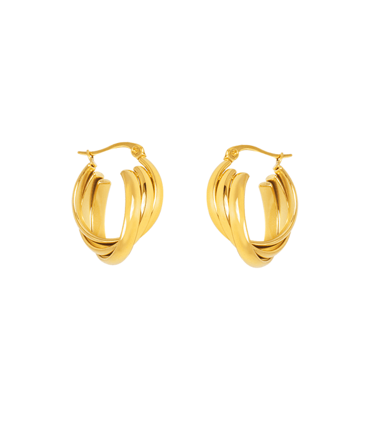 Mine Jung Seo-hyun (Kim Seo-hyung) Inspired Earrings 001 - ONE SIZE ONLY / Gold - Earrings