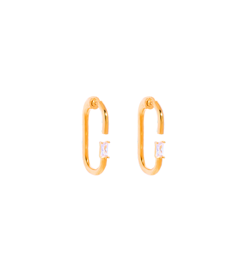 Penthouse 2 Oh Yoon-hee (Eugene) Inspired Earrings 001 - ONE SIZE ONLY / Gold - Earrings