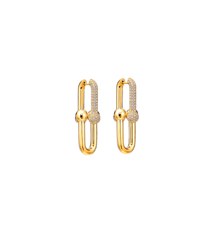 Mine Jung Seo-hyun (Kim Seo-hyung) Inspired Earrings 006 - ONE SIZE ONLY / Gold - Earrings