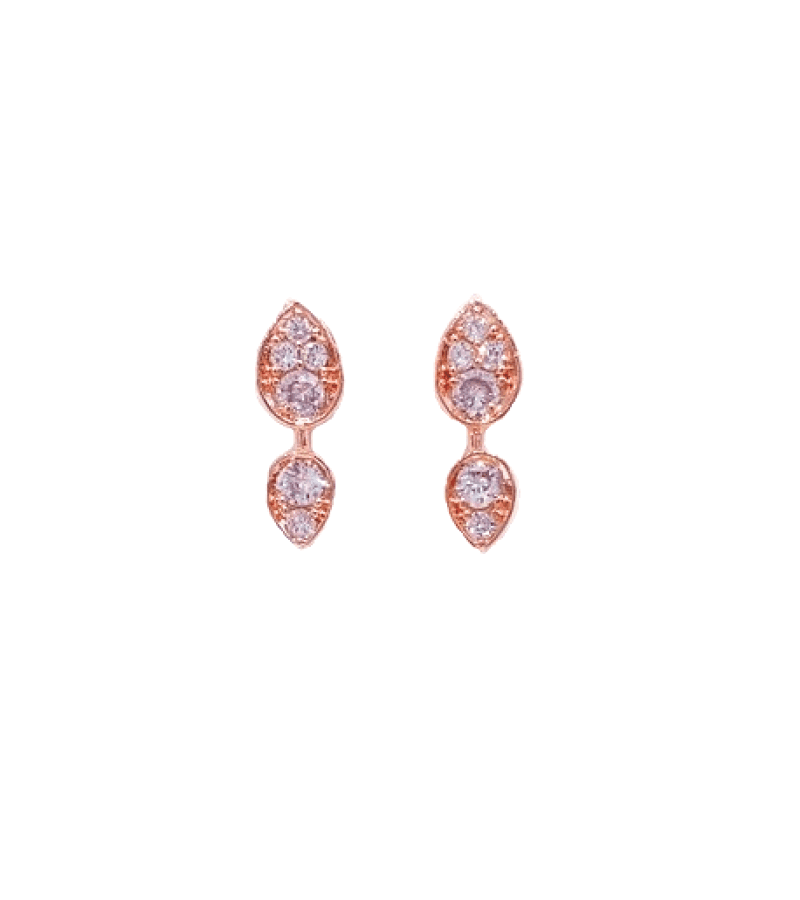 Mine Seo Hi-soo (Lee Bo-young) Inspired Earrings 005 - ONE SIZE ONLY / Rose Gold - Earrings