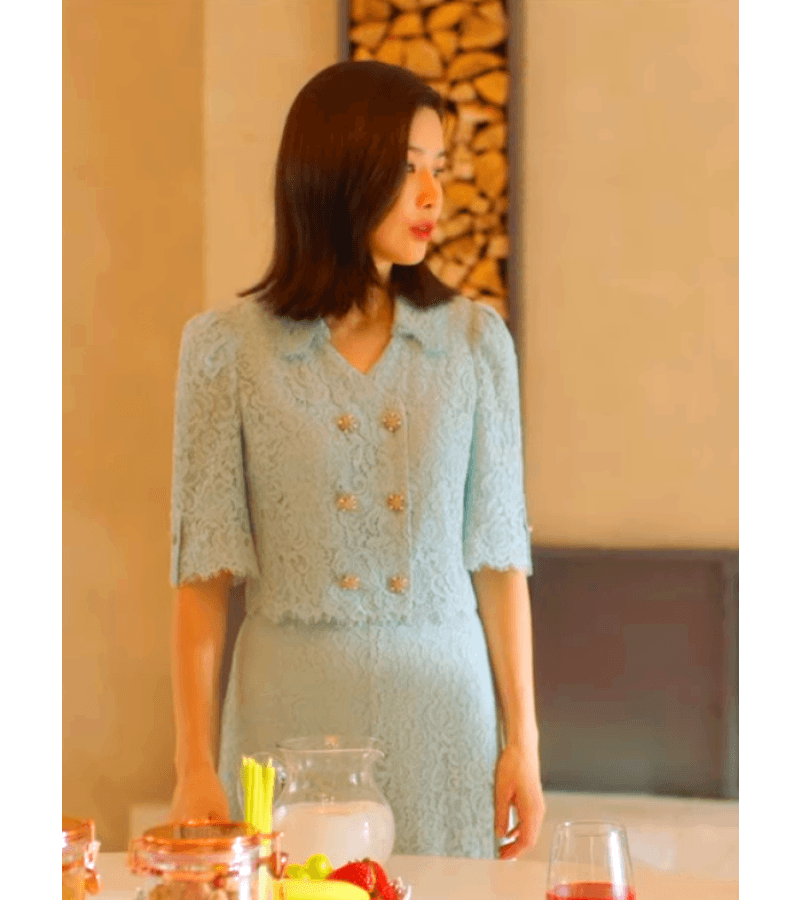 Mine Seo Hi-soo (Lee Bo-young) Inspired Top and Skirt Set 002 - Dresses