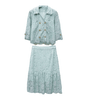 Mine Seo Hi-soo (Lee Bo-young) Inspired Top and Skirt Set 002 - S / Powder Blue - Dresses