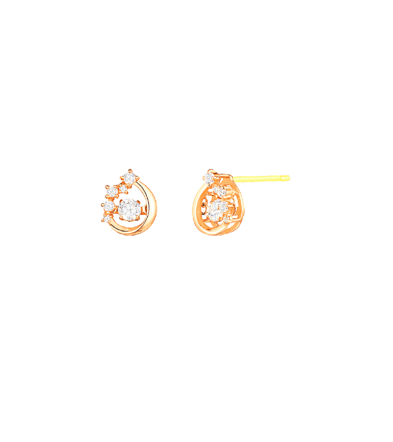 Jun Ji Hyun Inspired Earrings 008 - ONE SIZE ONLY / Gold - Earrings