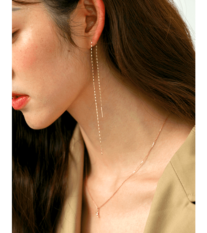 My Roommate Is A Gumiho Yang Hye-sun (Kang Han-na) Inspired Earrings 003 - 21 CM IN LENGTH / ONE PIECE ONLY / Gold - Earrings