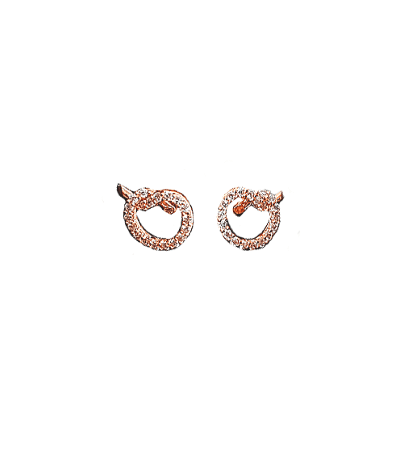 Nevertheless Yoo Na-bi (Han So-hee) Inspired Earrings 001 - ONE SIZE ONLY / Rose Gold - Earrings