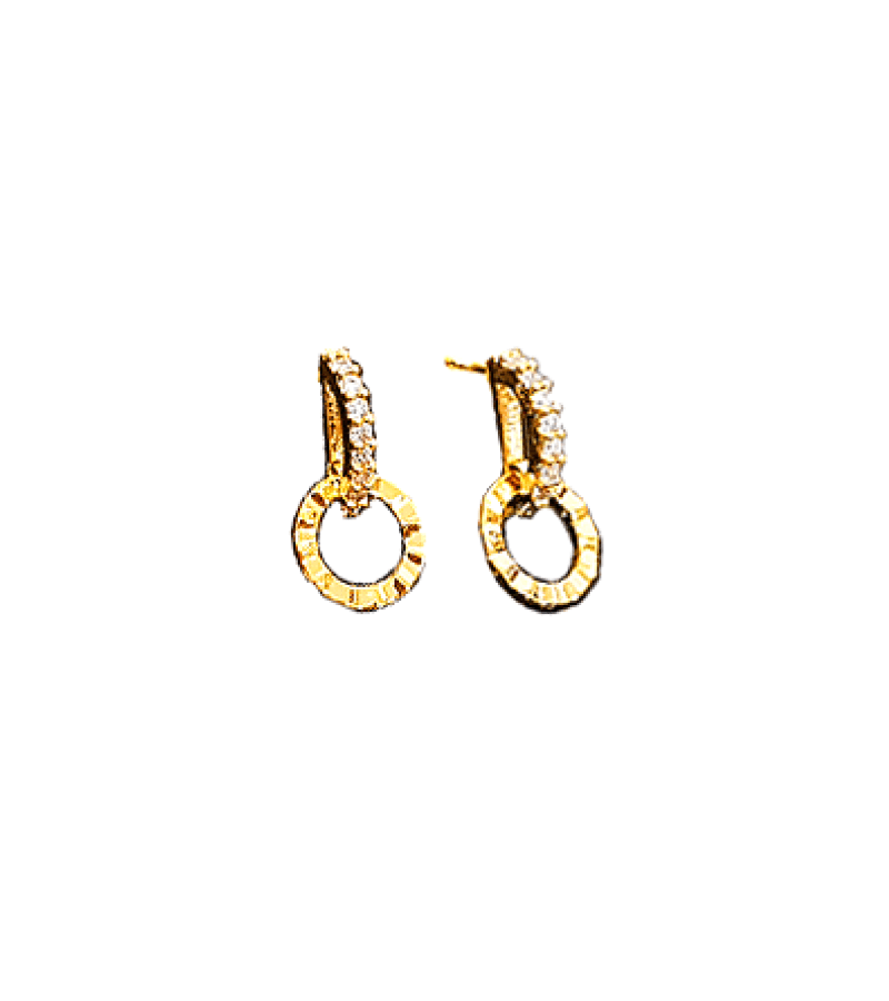 Nevertheless Yoo Na-bi (Han So-hee) Inspired Earrings 005 - ONE SIZE ONLY / Gold - Earrings