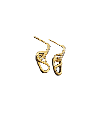 Nevertheless Yoo Na-bi (Han So-hee) Inspired Earrings 007 - ONE SIZE ONLY / Gold - Earrings