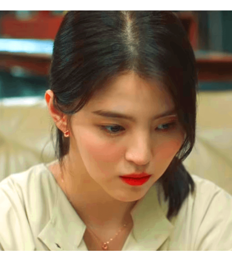 Nevertheless Yoo Na-bi (Han So-hee) Inspired Earrings 011 - ONE SIZE ONLY / Rose Gold - Earrings
