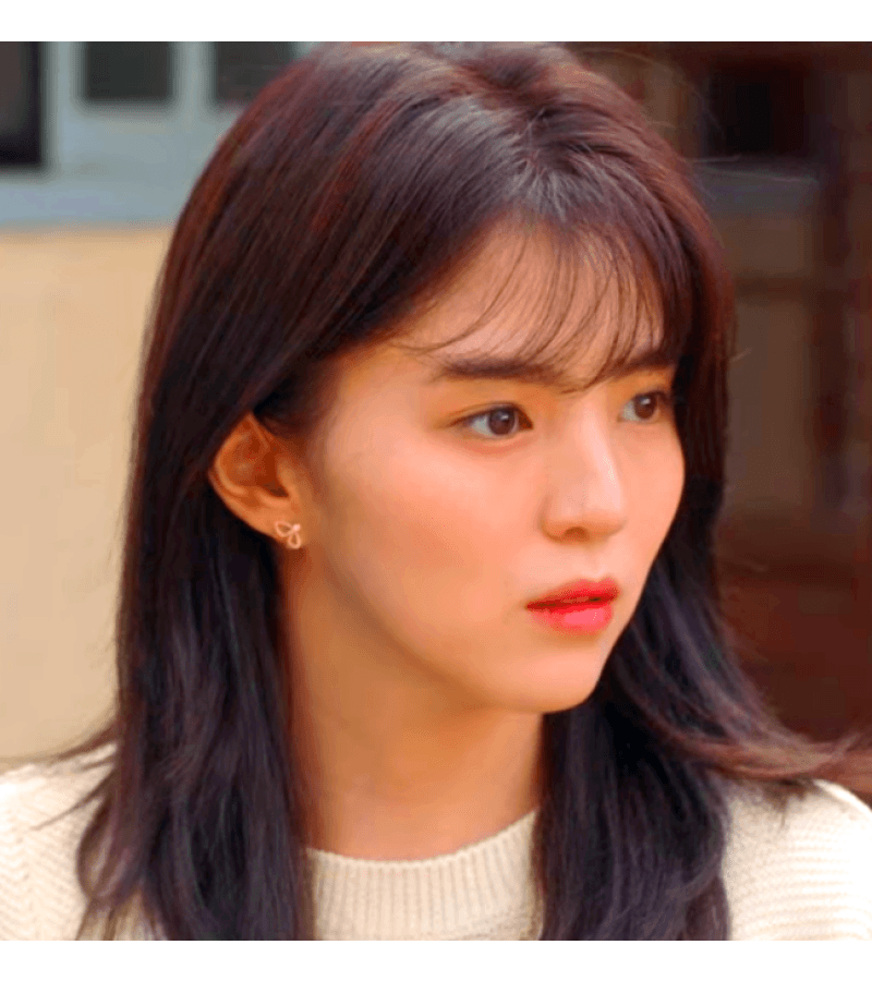 Nevertheless Yoo Na-bi (Han So-hee) Inspired Earrings 013 - ONE SIZE ONLY / Rose Gold - Earrings