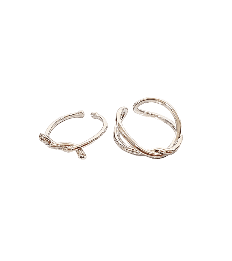 Nevertheless Yoo Na-bi (Han So-hee) Inspired Ring 003 - ONE SIZE ONLY / Silver - Rings