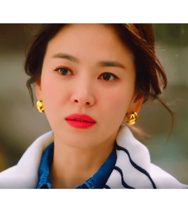 Now We Are Breaking Up Ha Young-Eun (Song Hye Kyo) Inspired Earrings 001 - ONE SIZE ONLY / Gold - Earrings