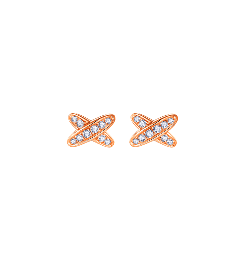 Now We Are Breaking Up Ha Young-Eun (Song Hye Kyo) Inspired Earrings 017 - ONE SIZE ONLY / A Pair (Two Pieces) / Rose Gold - Earrings