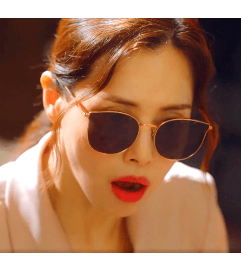 One The Woman Jo Yeon-joo (Honey Lee / Lee Hanee) Inspired Sunglasses 001 - ONE SIZE ONLY / Dark Gray - Sunglasses