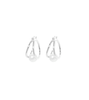Penthouse 2 Cheon Seo-jin (Kim So-yeon) Inspired Earrings 032 - ONE SIZE ONLY / Silver - Earrings