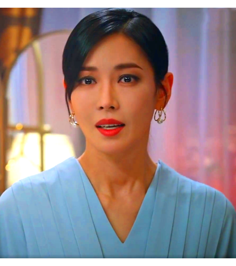 Penthouse 2 Cheon Seo-jin (Kim So-yeon) Inspired Earrings 032 - ONE SIZE ONLY / Silver - Earrings