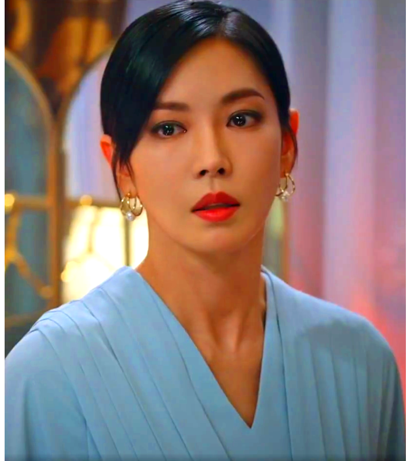 Penthouse 2 Cheon Seo-jin (Kim So-yeon) Inspired Earrings 032 - ONE SIZE ONLY / Silver - Earrings