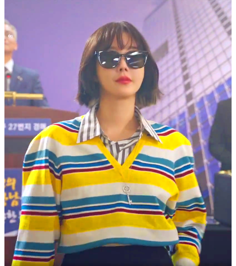Penthouse 2 Shim Su-ryeon (Lee Ji-ah) Inspired Sunglasses 001 - ONE SIZE ONLY / Black - Sunglasses