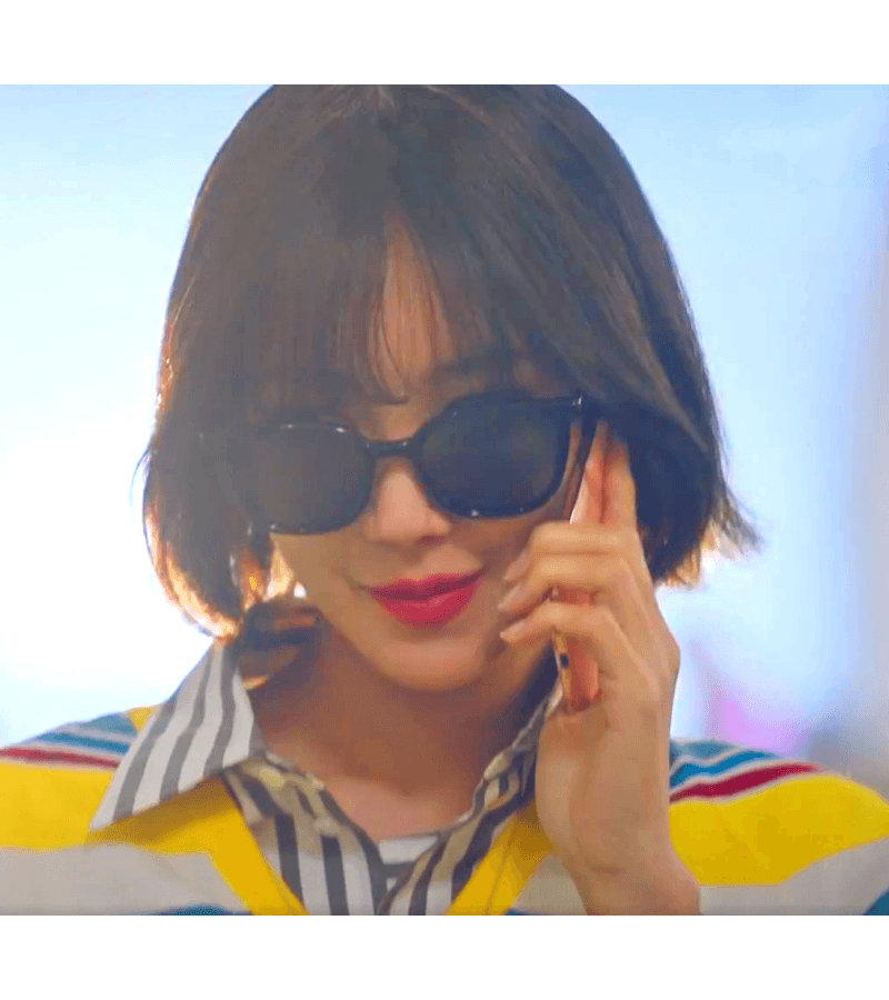 Penthouse 2 Shim Su-ryeon (Lee Ji-ah) Inspired Sunglasses 001 - ONE SIZE ONLY / Black - Sunglasses