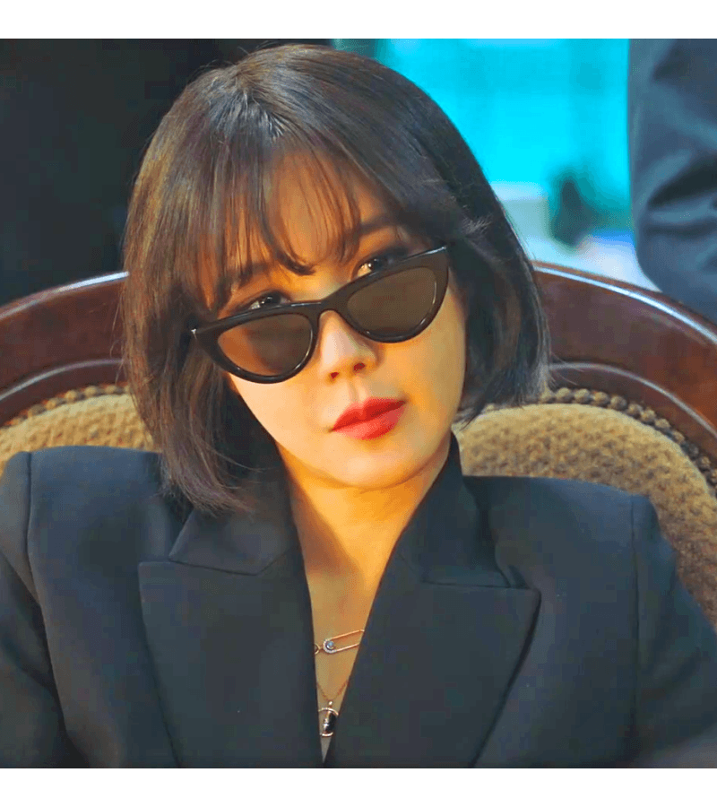 Penthouse 2 Shim Su-ryeon (Lee Ji-ah) Inspired Sunglasses 003 - ONE SIZE ONLY / Black - Sunglasses