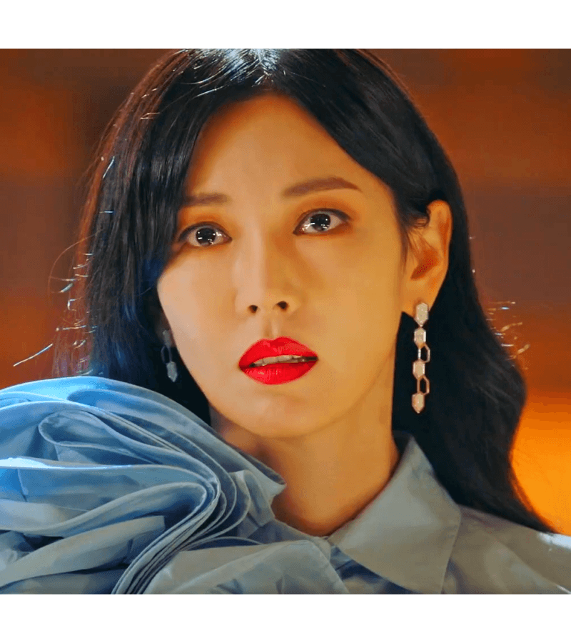 Penthouse 3 Cheon Seo-jin (Kim So-yeon) Inspired Earrings 002 - ONE SIZE ONLY / Silver - Earrings