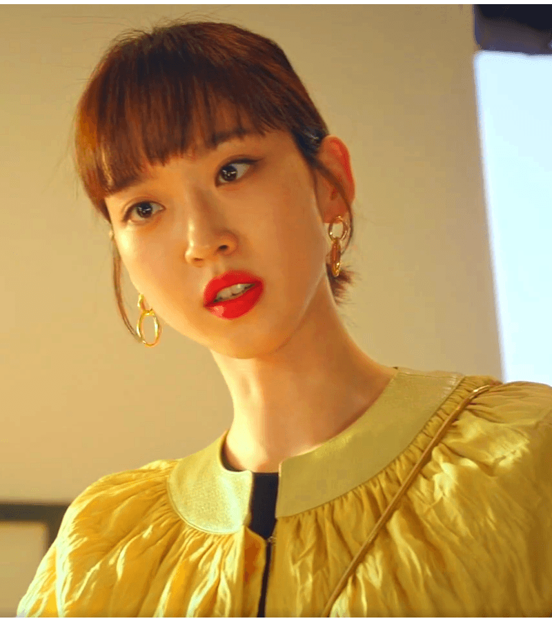 Penthouse 3 Joo Seok-kyung (Han Ji-hyun) Inspired Earrings 001 - ONE SIZE ONLY / Gold - Earrings
