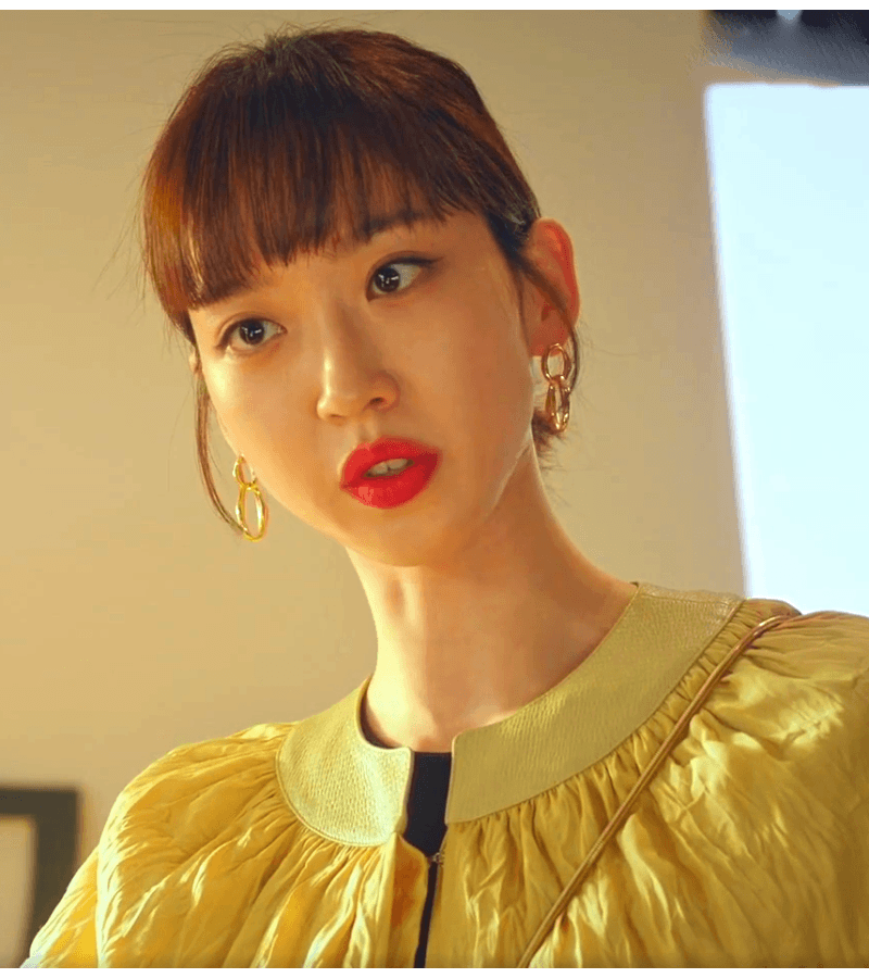 Penthouse 3 Joo Seok-kyung (Han Ji-hyun) Inspired Earrings 001 - ONE SIZE ONLY / Gold - Earrings