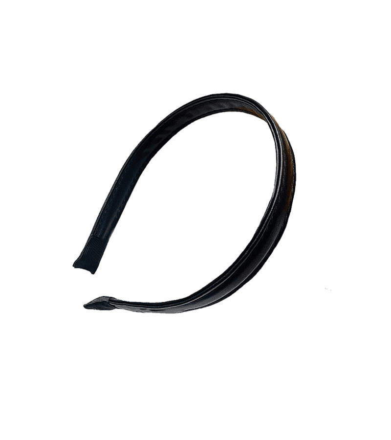 Penthouse 3 Joo Seok-kyung (Han Ji-hyun) Inspired Hair Band 001 - ONE SIZE ONLY - Recommended for Small Heads / Black / Leather Material - 