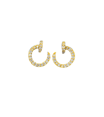 Mine Jung Seo-hyun (Kim Seo-hyung) Inspired Earrings 002 - ONE SIZE ONLY / Gold - Earrings