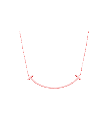 Penthouse 3 Shim Su-ryeon (Lee Ji-ah) Inspired Necklace 001 (Pattern A) - Pattern A Only / Plain Version (Without Diamente) / Rose Gold - 