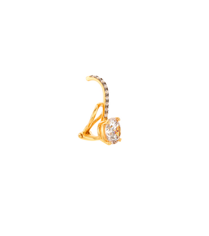 Record of Youth Park So-dam Inspired Earrings 011 - Ear Cuff (No Piercings) / Gold - Ear Cuff