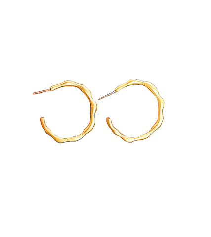 Vagabond Bae Suzy Inspired Earrings 002 - ONE SIZE ONLY / Gold / Matte - Earrings