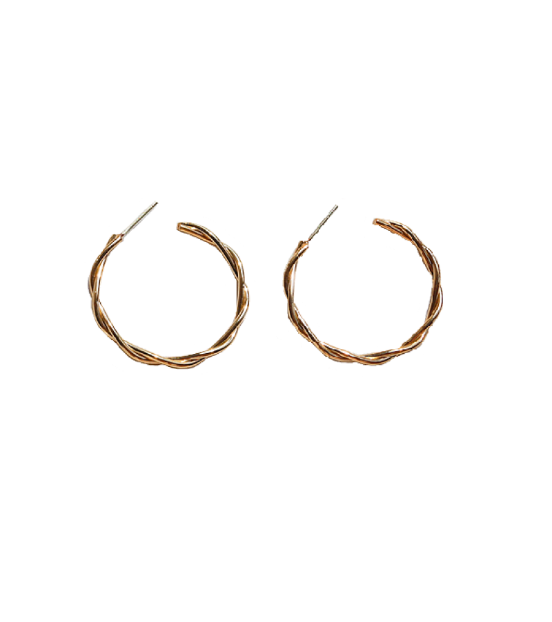 Vagabond Bae Suzy Inspired Earrings 003 - ONE SIZE ONLY / Gold - Earrings