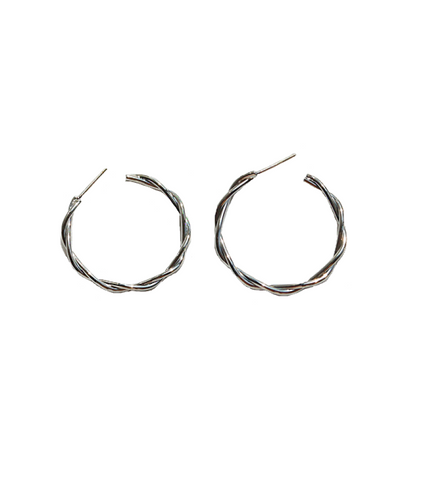 Vagabond Bae Suzy Inspired Earrings 003 - ONE SIZE ONLY / Silver - Earrings