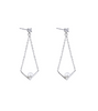VIP Jang Na-ra Inspired Earrings 002 - ONE SIZE ONLY / Silver - Earrings