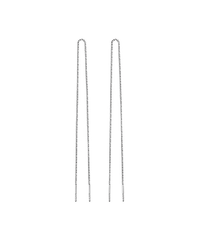 VIP Jang Na-ra Inspired Earrings 005 - ONE SIZE ONLY / Silver - Earrings