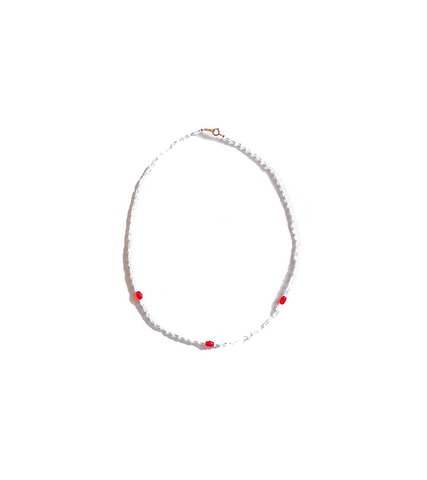 When The Camellia Blooms Gong Hyo Jin Inspired Necklace 002 - ONE SIZE ONLY / White - Necklaces